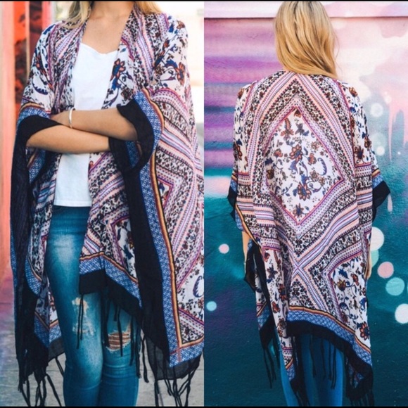 WILA Accessories - 🎉Host Pick 🎉Boho Printed Duster Kimono
